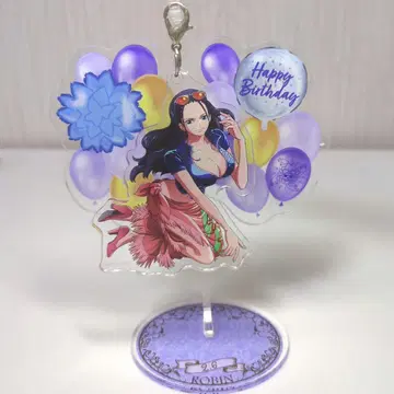 [즉시 구매 가능] 원피스 로빈 Happybirthday 아크릴 스탠드