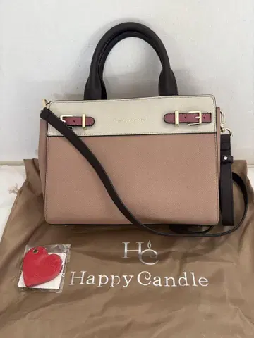 Happy Candle 숄더백 베이지/화이트