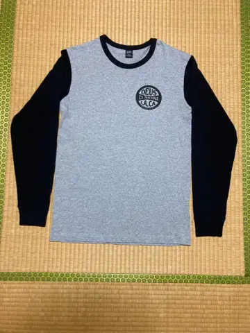 DEUS EX MACHINA 긴팔 티셔츠 그레이/블랙 S 사이즈