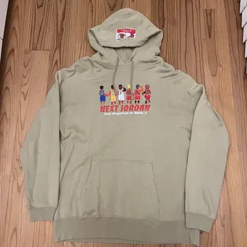 NEXT JORDAN 후드티 올리브색