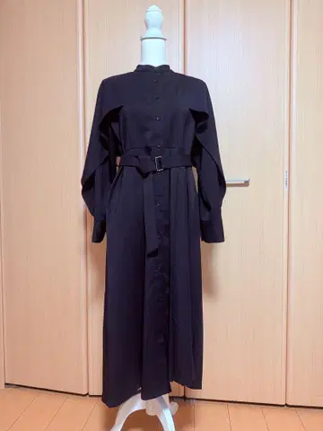 유나이티드 도쿄 아지메 플레어 원피스 블랙