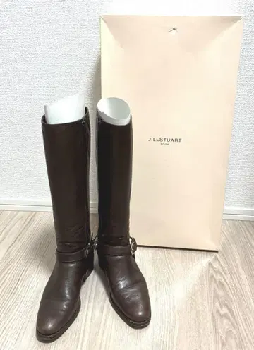 JILLSTUART 슈즈 롱 부츠 브라운 22.5cm A23