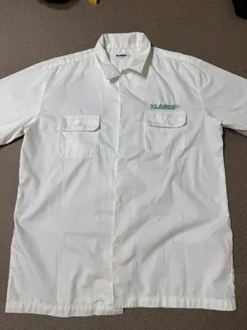 X-LARGE 워크 셔츠 화이트