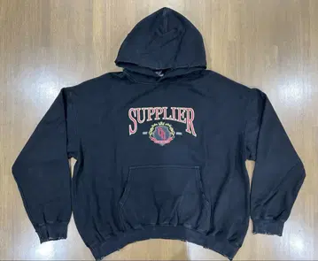 supplier 빈티지 가공 후드티 새상품