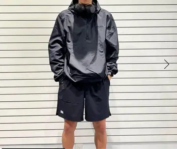 언더아머 UA 나일론 아노락 드로 코드 부착 풀오버 후드티