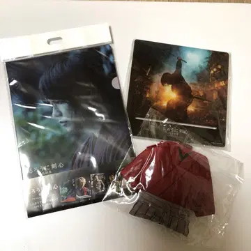 바람의 검심 굿즈 세트 클리어 파일 스마트폰 스탠드 에코백