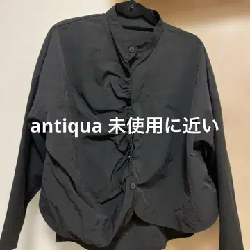 antiqua 블랙 자켓 거의 미사용 바스락 블루종