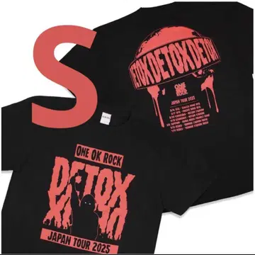 ONE OK ROCK 원오크 DETOX 2025 투어 T셔츠 S