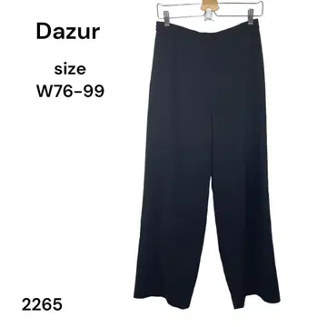 다주르 Dazur 블랙 캐주얼 팬츠 허리밴딩