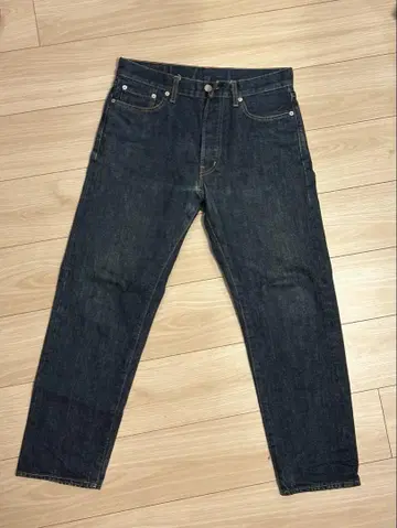 Ordinary fits 앵클 데님 팬츠 28 일본제 버튼 플라이