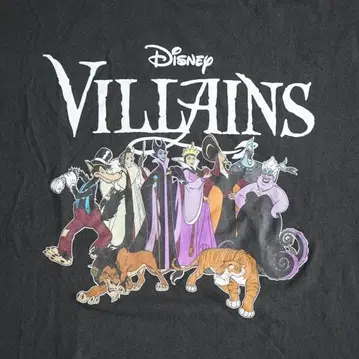 구제 00s 빈티지 Disney Villains 티셔츠