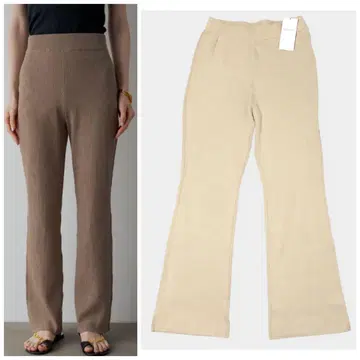새상품 Loungedress 워셔블 리브 니트 팬츠 F 여성용