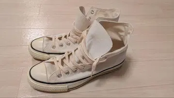 ALL STAR 일본제 화이트 스니커즈 8.5