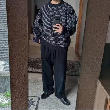새상품급 80s 노르웨이산 LLBean 엘엘빈 버즈아이 니트
