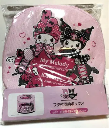산리오 Sanrio 마이멜로디 쿠로미 뚜껑 포함 수납 박스