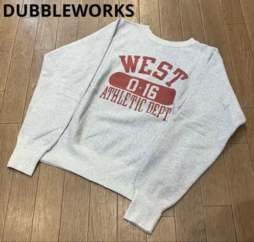 DUBBLEWORKS 더블웍스 리버스 위브 맨투맨 트레이닝복