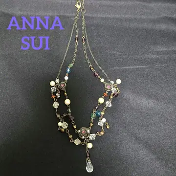 ANNA SUI 장미 앤티크풍 목걸이