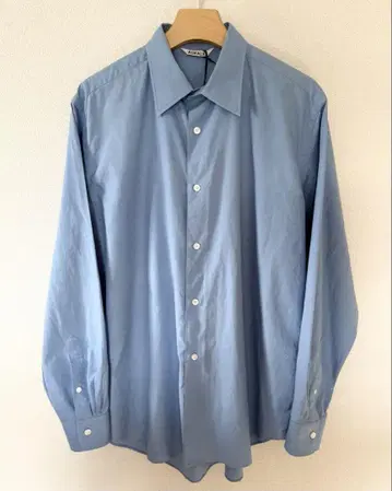 AURALEE / WASHED FINX TWILL SHIRT / 3