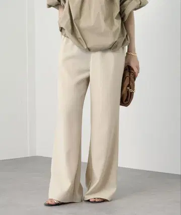 lounge dress 와이드 이지 팬츠 아이보리