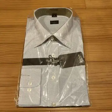 폴 스미스 스카이블루 체크 드레스 셔츠 와이셔츠