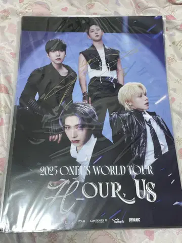 ONEUS 친필 사인 포스터 판운