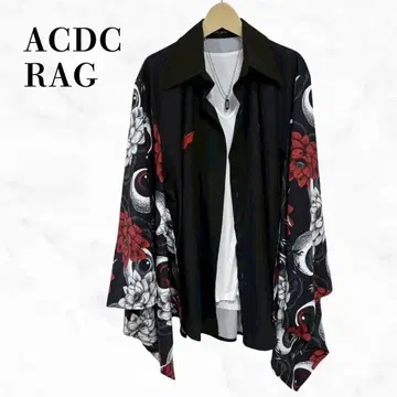 ACDC RAG 기모노 셔츠 긴팔 셔츠 디자인 셔츠 상의