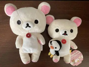 코리락쿠마 봉제 인형 2체 세트 묶음 판매 인형 san-x 산엑스