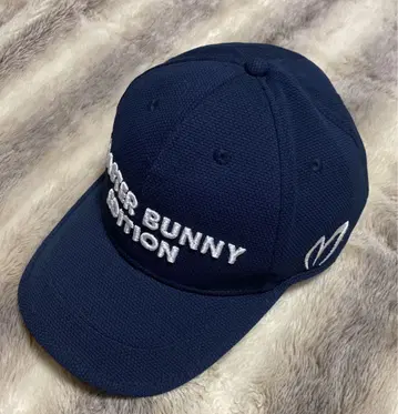 MASTER BUNNY EDITION 골프 캡 모자 로고 네이비