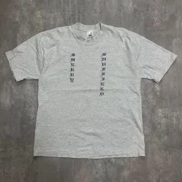 USA제 90s 타이포 텍스트 T셔츠 빈티지