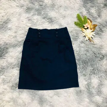 LIPSERVICE (S) 미니 기장 타이트 스커트 네이비