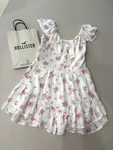 홀리스터 미니 원피스 미니 드레스 룸웨어