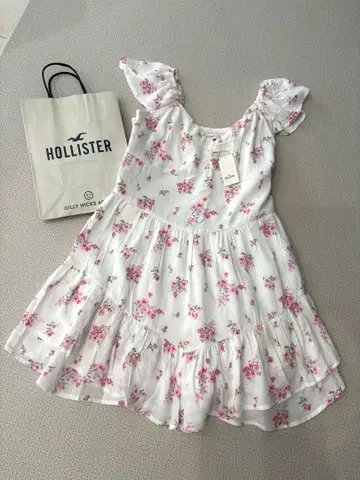 홀리스터 미니 원피스 미니 드레스 룸웨어