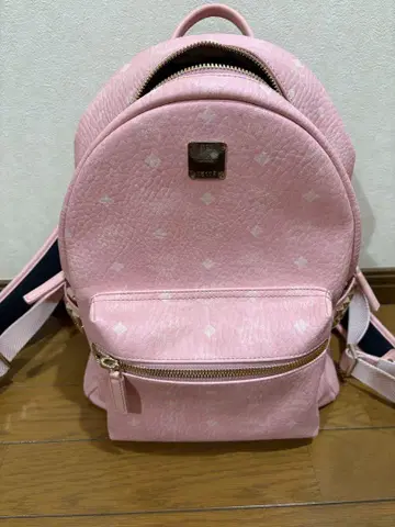MCM 사이드 스터드 백팩 Small-Medium 블라썸 핑크
