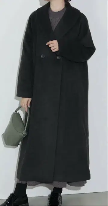 BEAMS HEART 숄카라 롱 코트