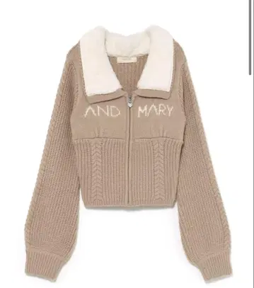 당일 발송 Mary logo zip tops andmary