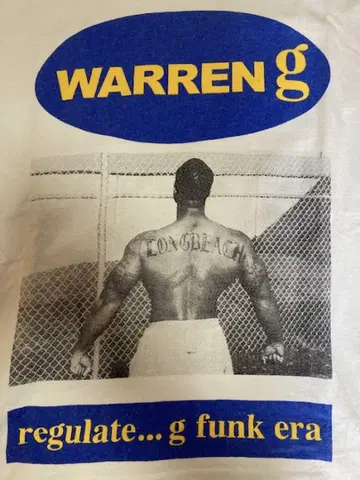 빈티지 Warren G 티셔츠
