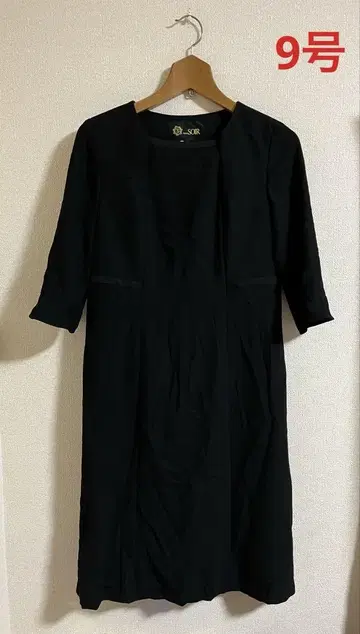 새상품 도쿄 소와르 포멀 원피스 관혼상제 9호 블랙 포멀