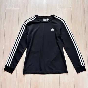 [새상품급] adidas originals 쓰리 스트라이프 롱T L 블랙