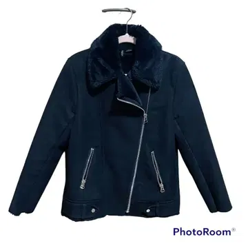 H&M 라이더 무스탕 자켓 US 4
