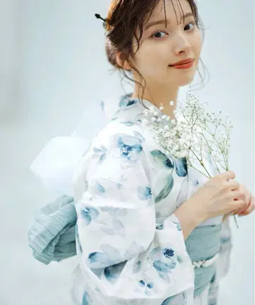 Dita 유카타 세트 료후노 산산시라베 여성용