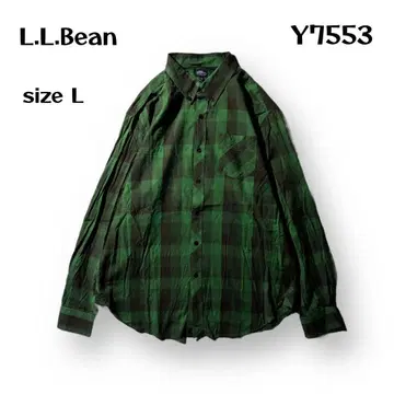 [ 즉시 구매 OK ] L.L.Bean 긴팔 셔츠 사이즈 L 그린