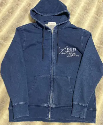 mocoa's 모코아즈 데님 후드티 복숭아 하나에리 모에리