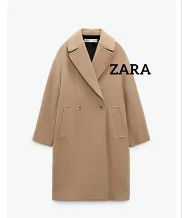 ZARA 오버 사이즈 캐시미어 블렌드 코트 S