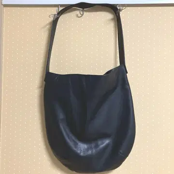 북유럽, 발수 가죽 2WAY 토트백 (블랙)