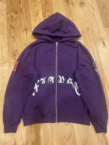 XLARGE 퍼플 후드티 L 사이즈