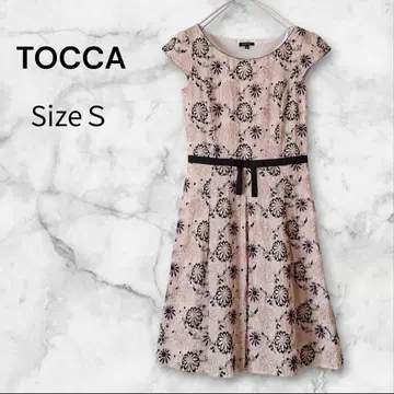 TOCCA 토카 꽃무늬 자수 레이스 원피스 포멀 드레스