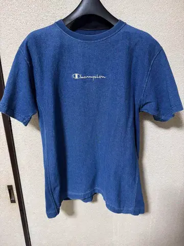 챔피온 반팔 T셔츠 네이비