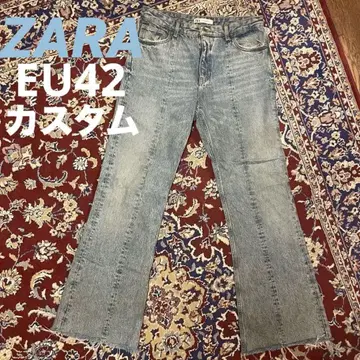 ZARA 하나뿐인 [ 빈티지 커스텀 ] 플레어 데님 청바지 EU42