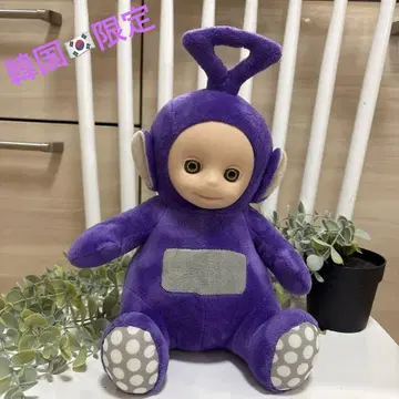 아메캐러 텔레토비즈 봉제 인형 보라색 한국 한정판 레어