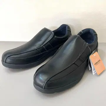 택 포함 새상품 하이드로테크 슬립온 28cm 가죽 신발 폭넓은 EEEE